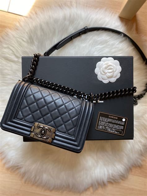 chanel le boy so black caviar|The Ultimate Guide to the Chanel Boy Bag .